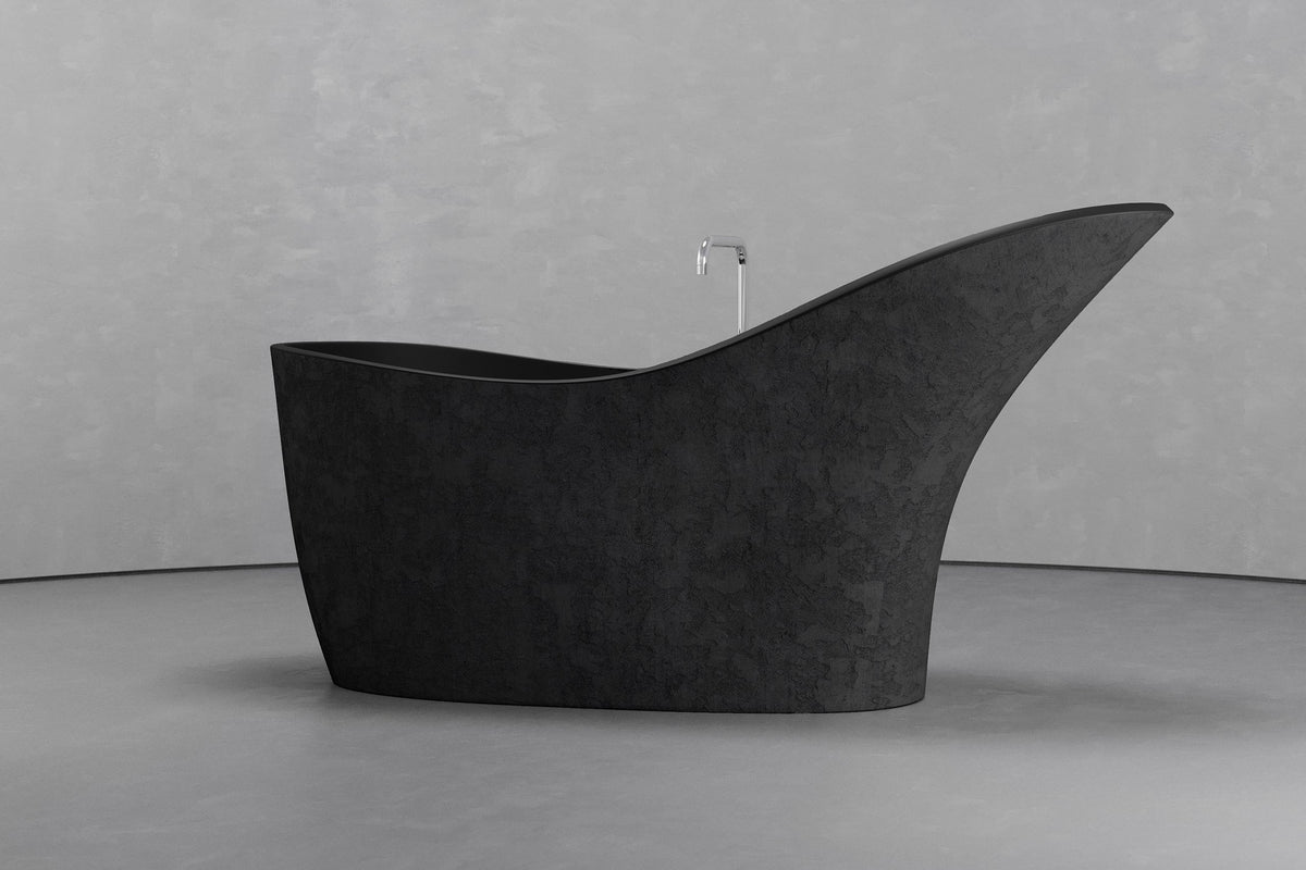 Slipper Freestanding Concrete Bathtub – Bespoke Collection