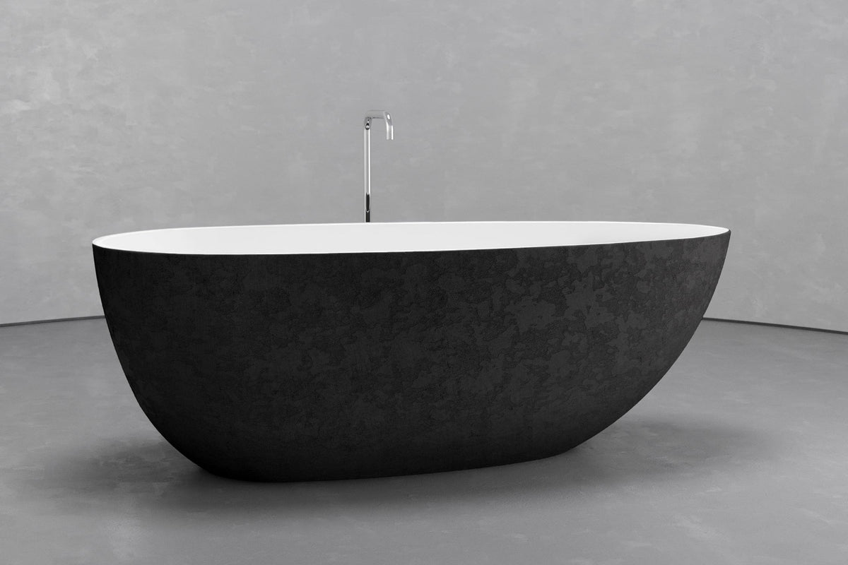 Egg-Shaped Freestanding Concrete Bathtub – Bespoke Collection