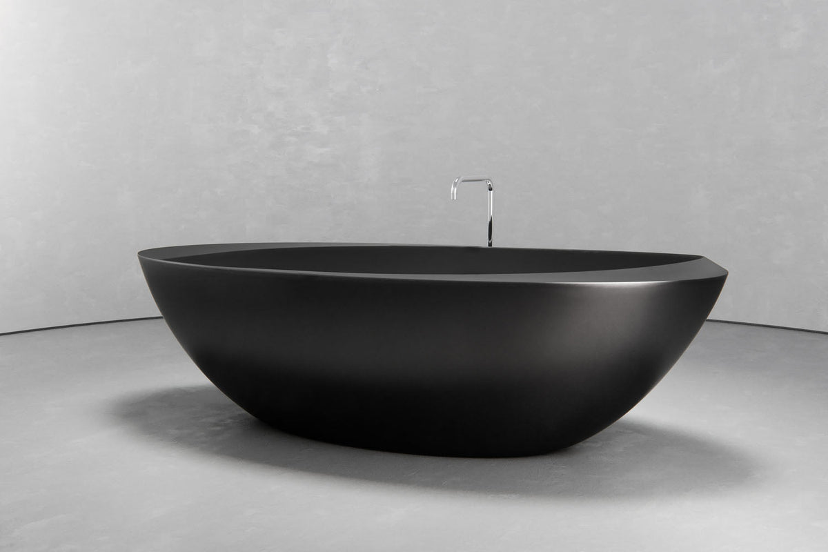 Oval Freestanding Concrete Bathtub – Bespoke Collection