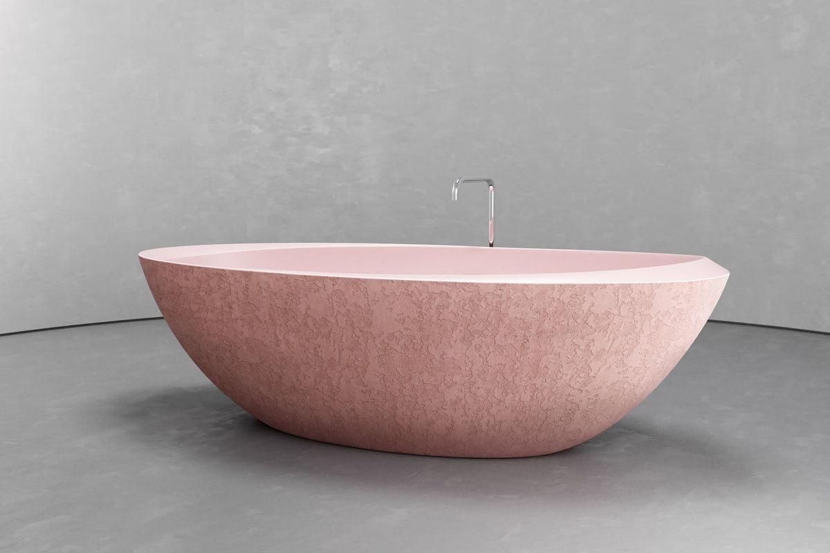 Oval Freestanding Concrete Bathtub – Bespoke Collection