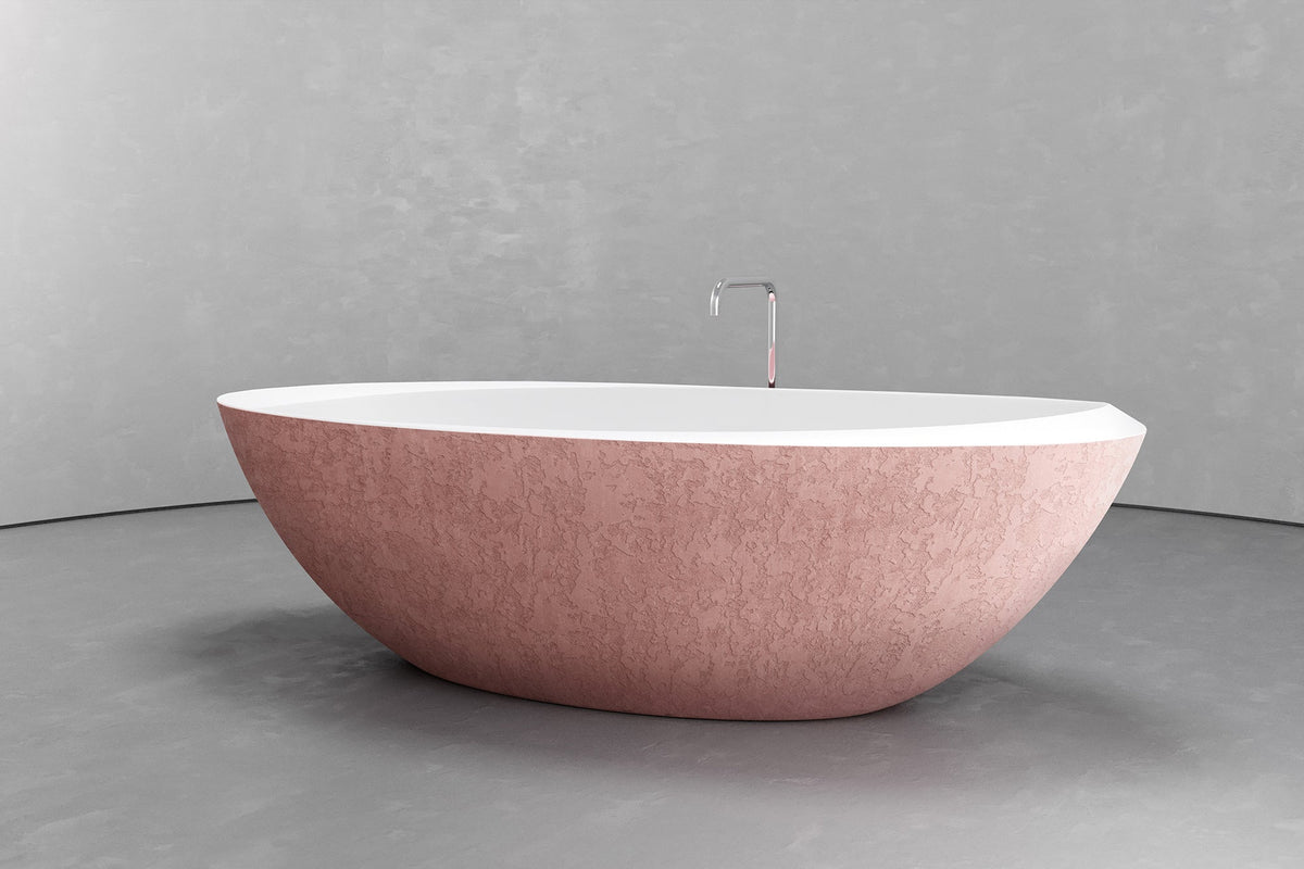 Oval Freestanding Concrete Bathtub – Bespoke Collection