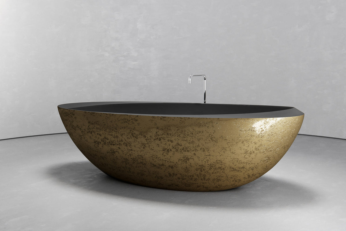 Oval Freestanding Concrete Bathtub – Bespoke Collection