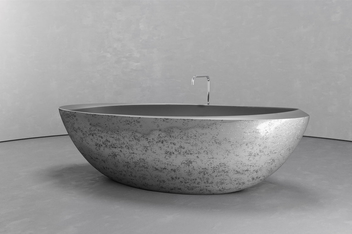 Oval Freestanding Concrete Bathtub – Bespoke Collection