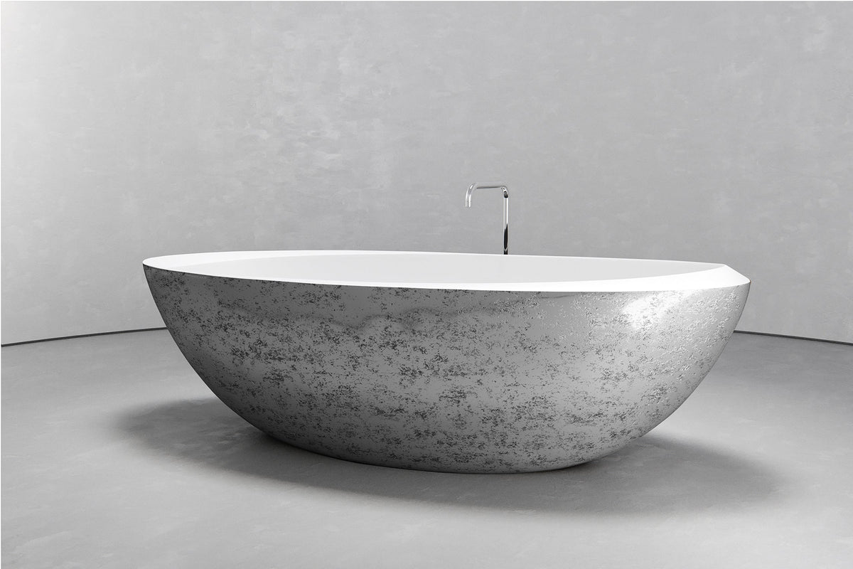Oval Freestanding Concrete Bathtub – Bespoke Collection