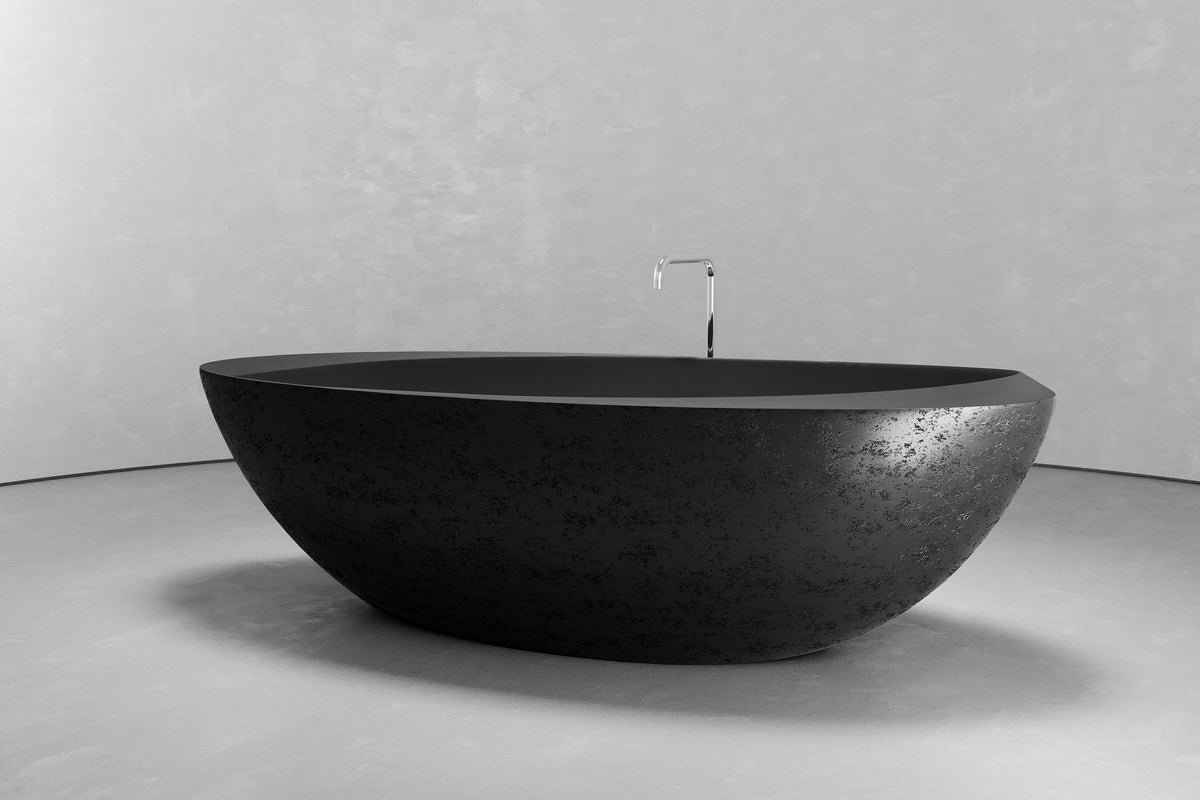 Oval Freestanding Concrete Bathtub – Bespoke Collection