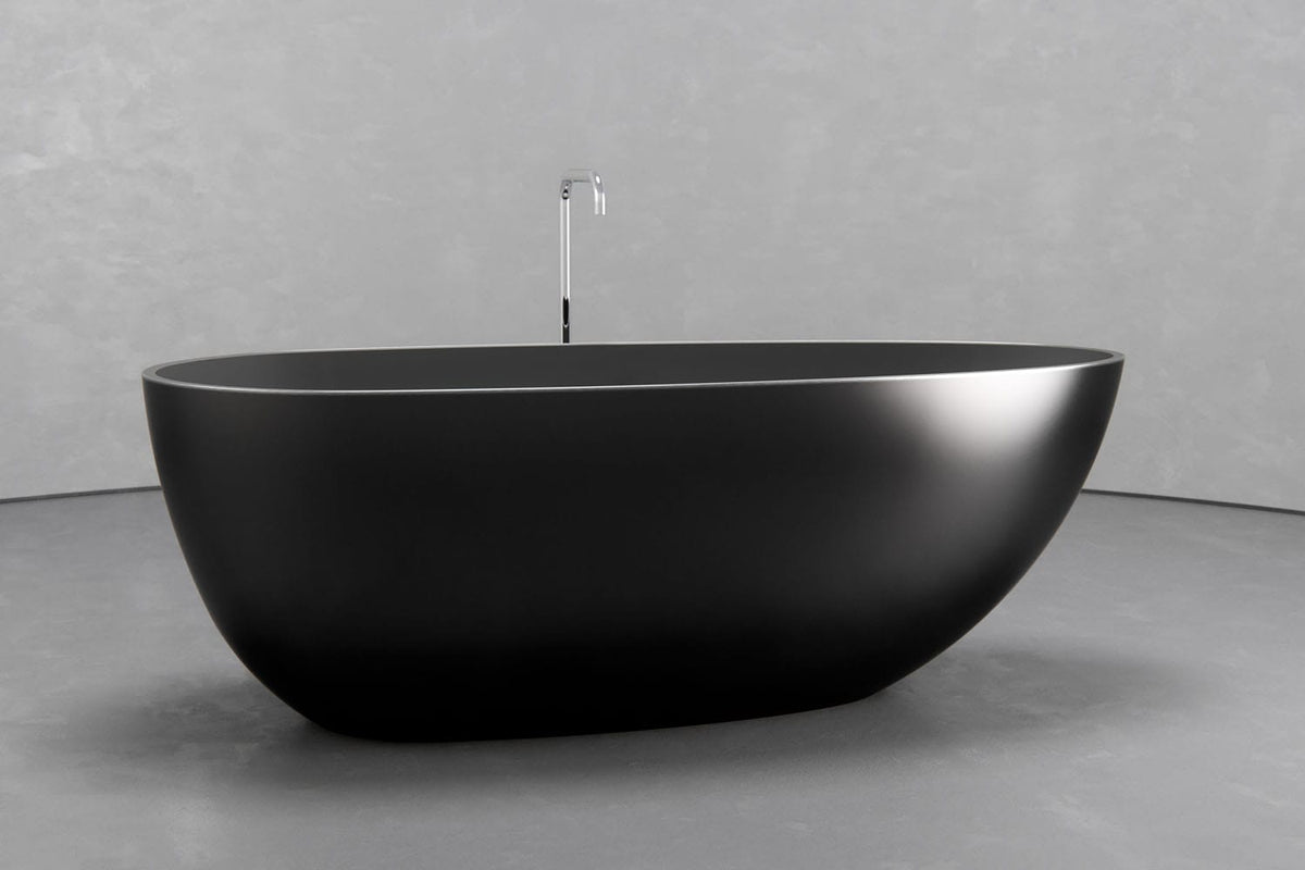 Egg-Shaped Freestanding Concrete Bathtub – Bespoke Collection