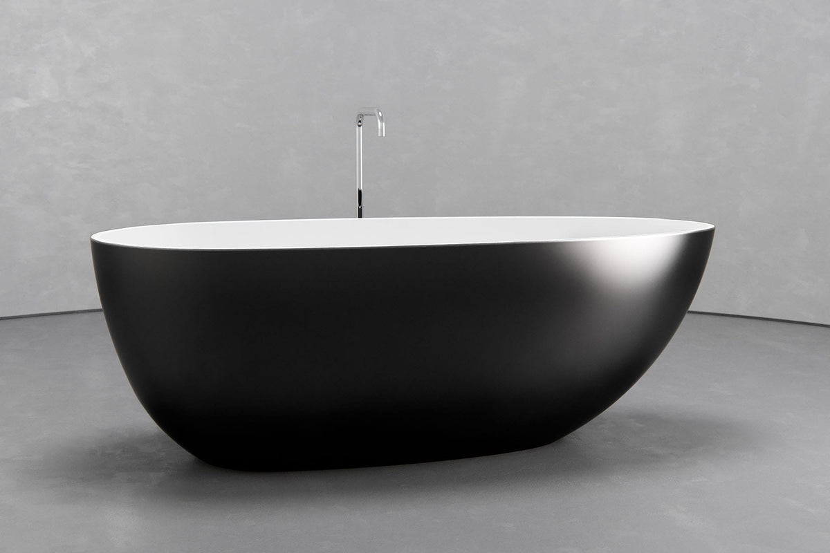 Egg-Shaped Freestanding Concrete Bathtub – Bespoke Collection