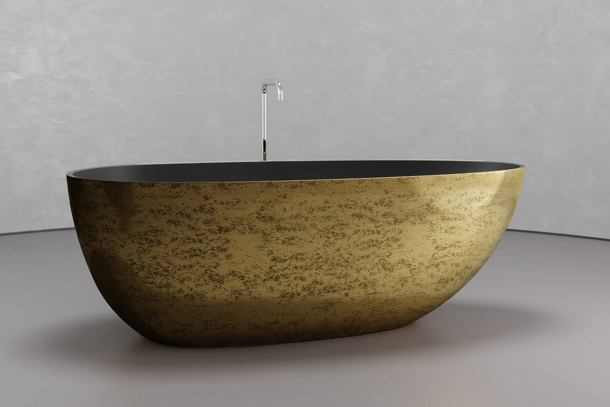 Egg-Shaped Freestanding Concrete Bathtub – Bespoke Collection