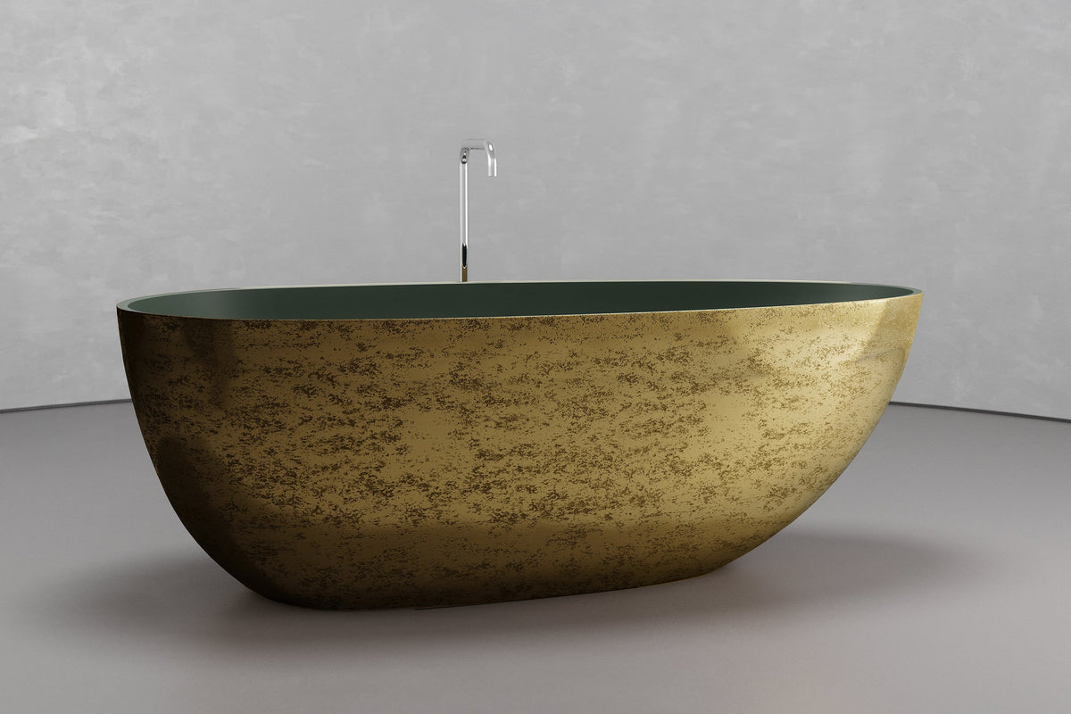 Egg-Shaped Freestanding Concrete Bathtub – Bespoke Collection