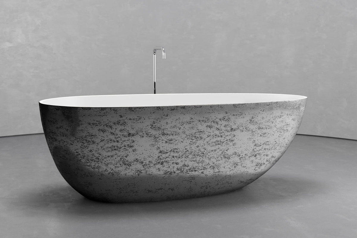 Egg-Shaped Freestanding Concrete Bathtub – Bespoke Collection