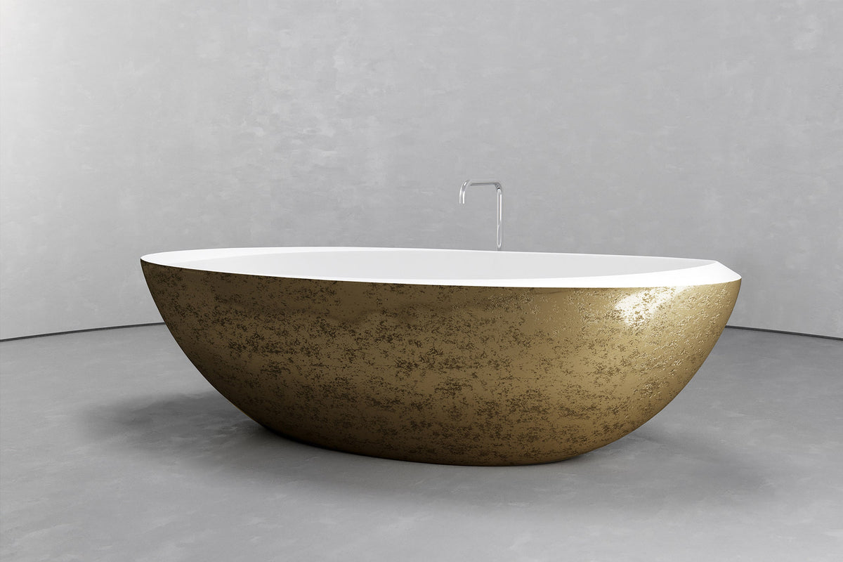 Oval Freestanding Concrete Bathtub – Bespoke Collection