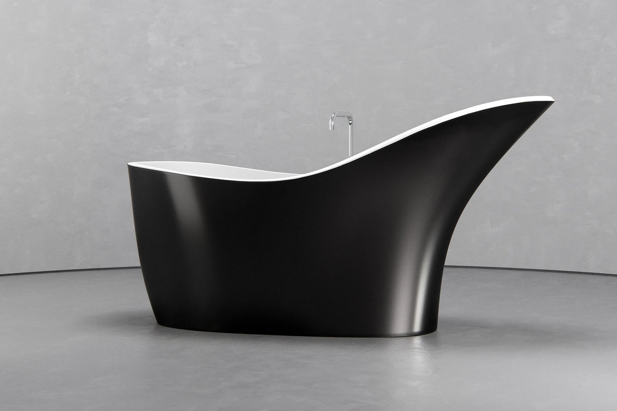 Slipper Freestanding Concrete Bathtub – Bespoke Collection
