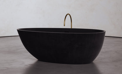Egg-Shaped Freestanding Concrete Bathtub – Studio Collection
