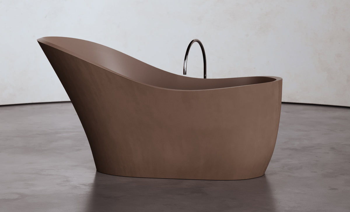 Slipper Freestanding Concrete Bathtub – Studio Collection