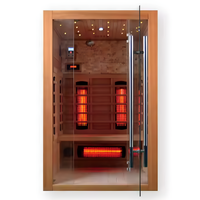 Infrared Sauna Cabin Built for Premium Home Wellness, FSC-Certified Wood, Multi-Zone Heating, Digital Control