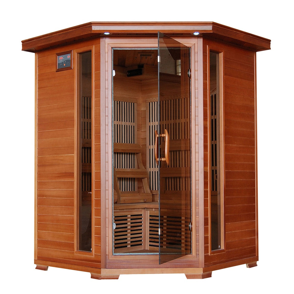 Hudson Bay 3-Person Cedar Corner Sauna